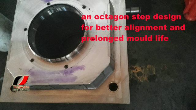 Plastic Bucket Mold, thin wall container mould 2 paint bucket mould 10L